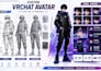 create custom vrchat avatar, vrm, vroid, vtuber and vrc avatar